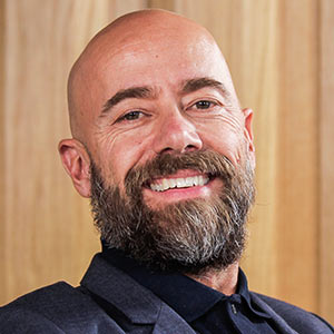 Close up picture of Futatsu CEO Aris Theophilakis